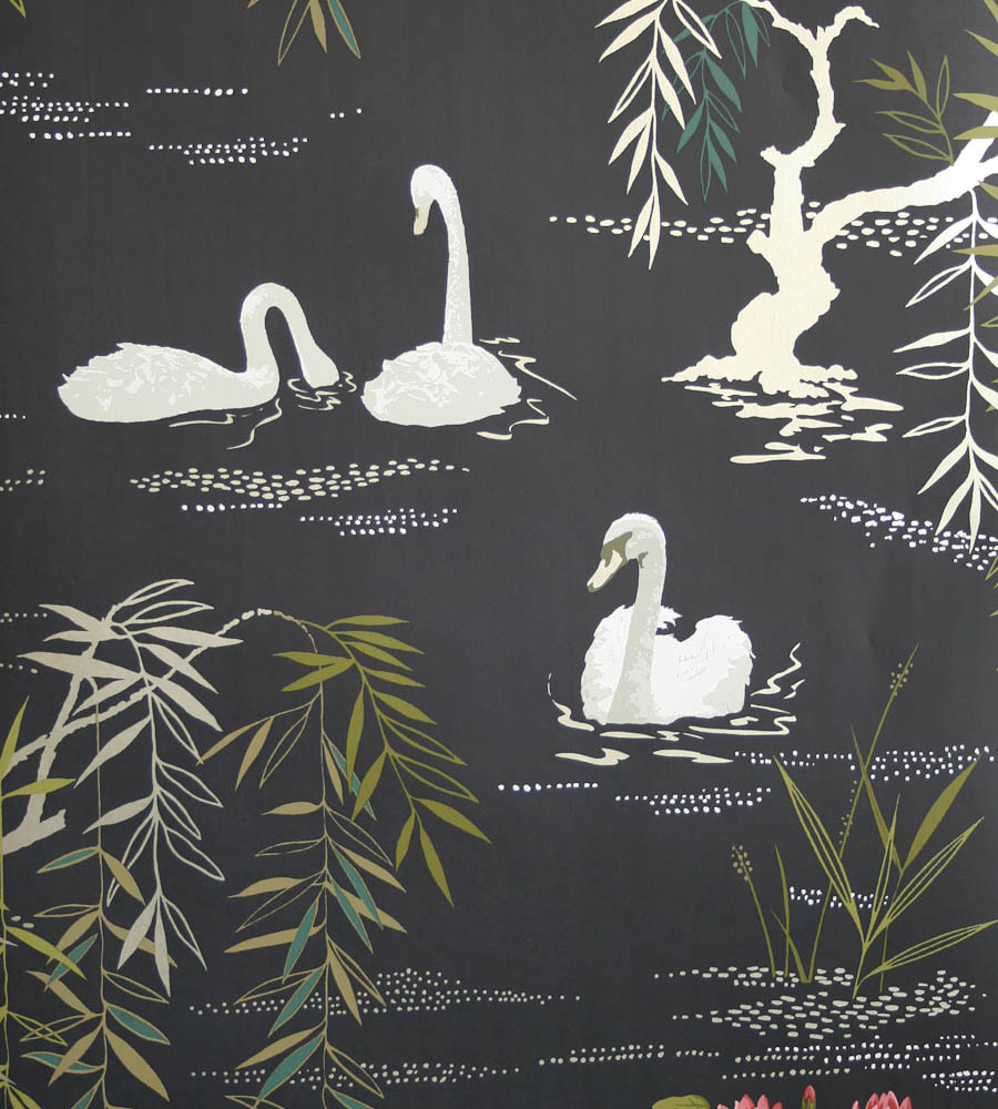 Nina Campbell - Swan Lake Wallpaper