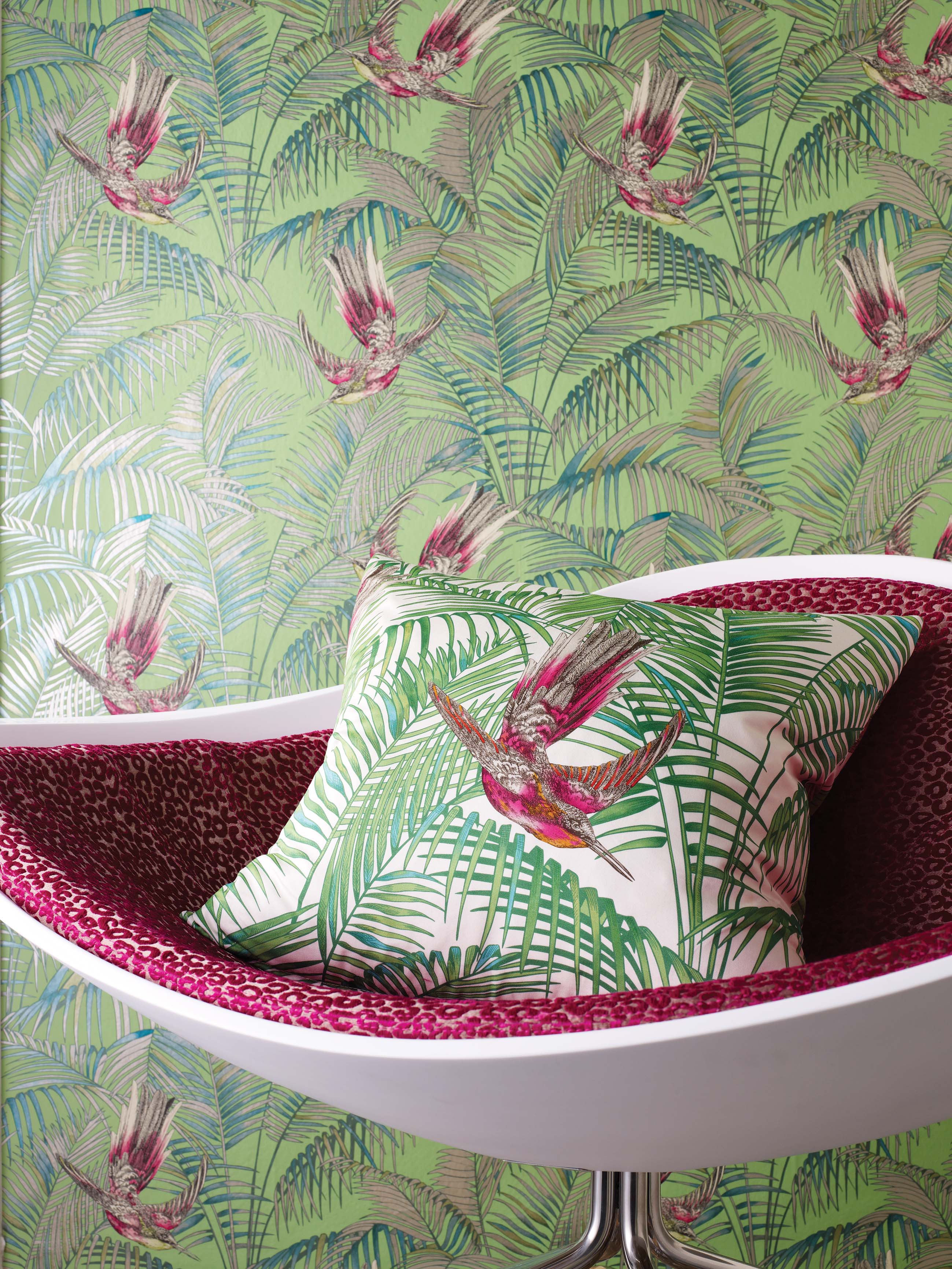 Matthew Williamson Cactus Garden Wallpaper  Jane Richards Interiors