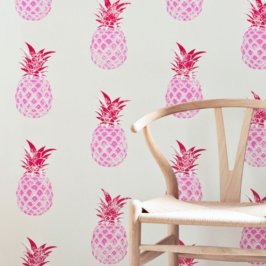 Barneby Gates - Pineapple Wallpaper